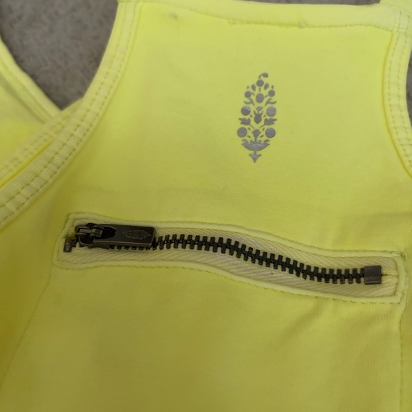 NWT! Free People HOT SHOT ROMPER in Sour Citrus (Size S) - Picture 5 of 5